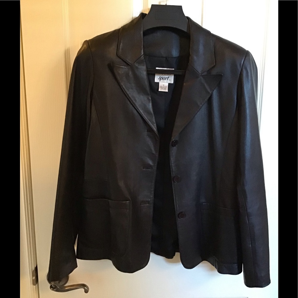 Vakko Sport Leather Jacket
